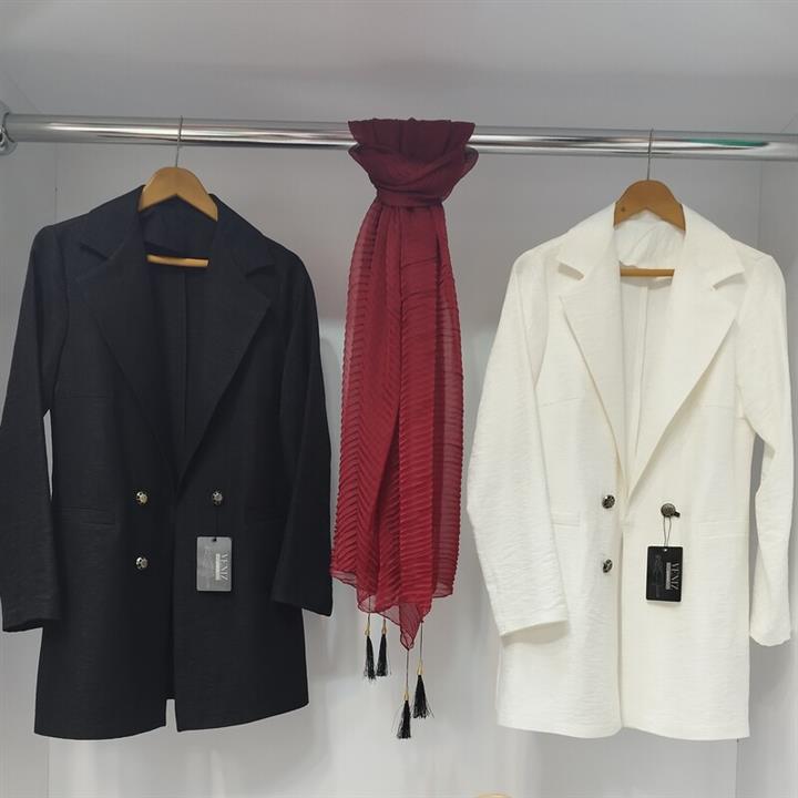 مانتو کتی زنانه کتان کریستال مدل رعنا